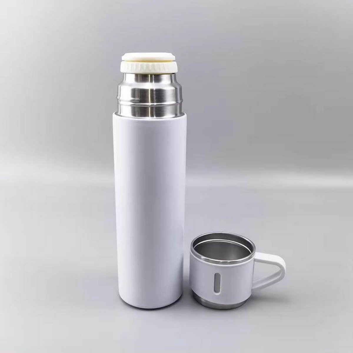 SAFFLE Gift Set - Vacuum Flask & Two Cups for Families