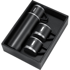 SAFFLE Gift Set - Vacuum Flask & Two Cups for Families