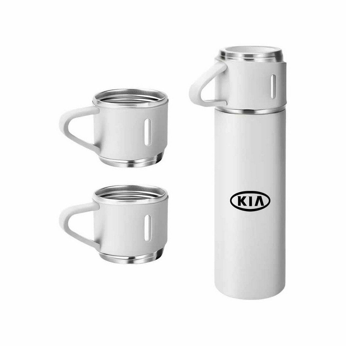 SAFFLE Gift Set - Vacuum Flask & Two Cups for Families