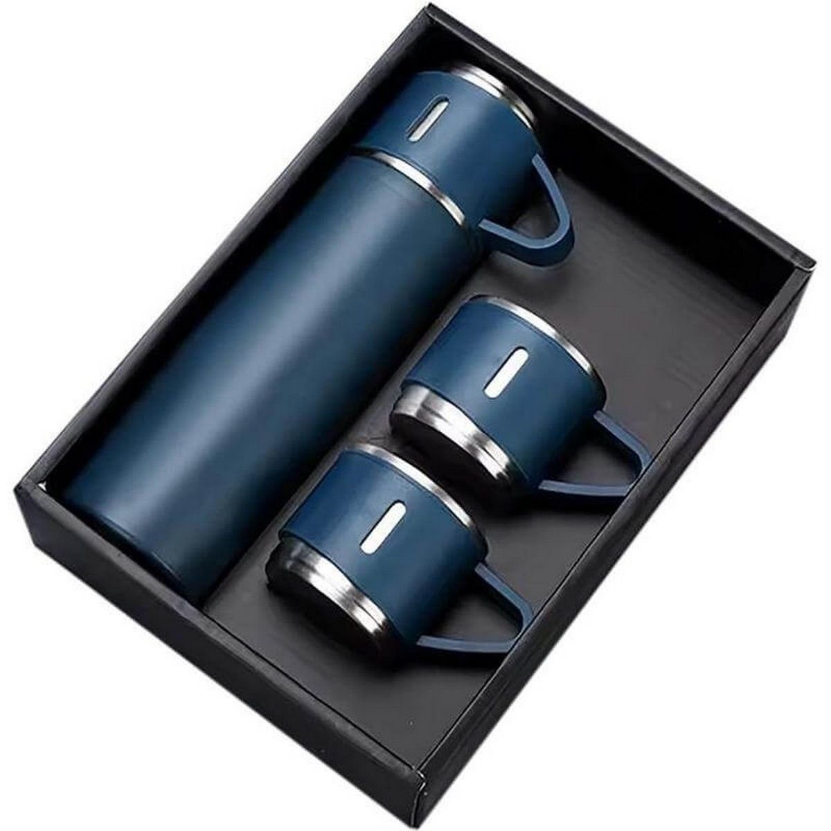 SAFFLE Gift Set - Vacuum Flask & Two Cups for Families