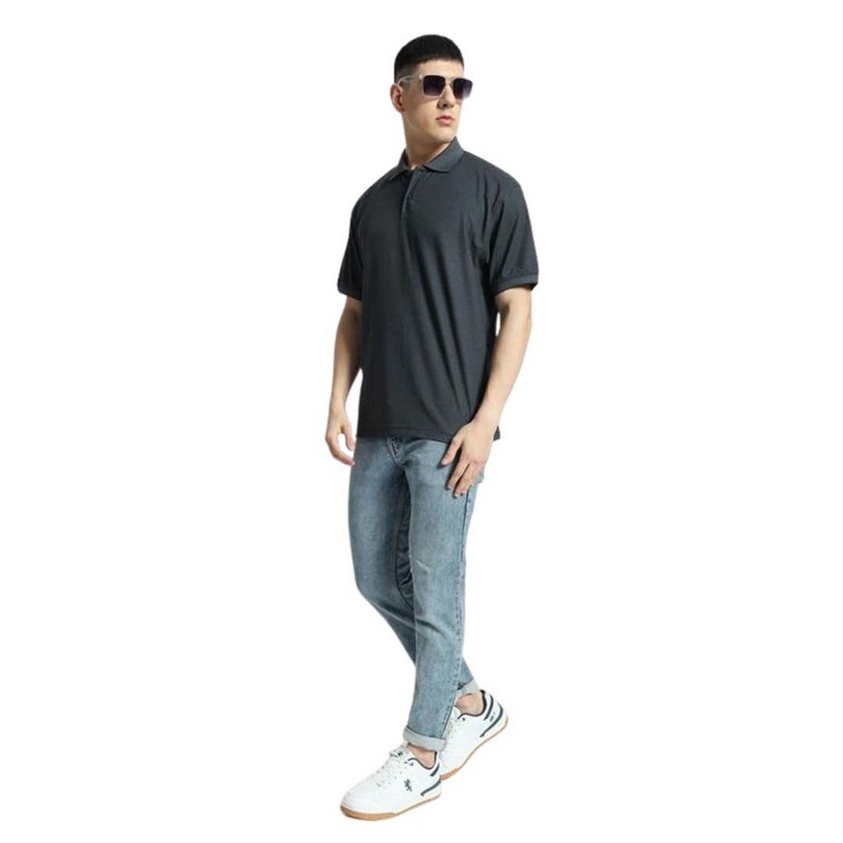 Santhome COMO Premium Texture Knit Polo Shirt - Stylish Fit