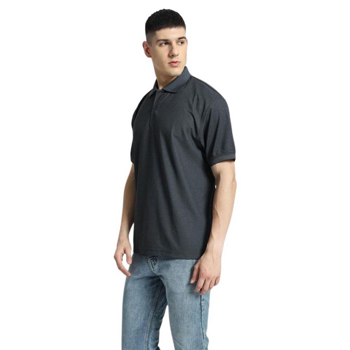 Santhome COMO Premium Texture Knit Polo Shirt - Stylish Fit