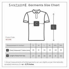 SANTHOME SECURE Polo Shirt - Anti-Microbial & Comfortable