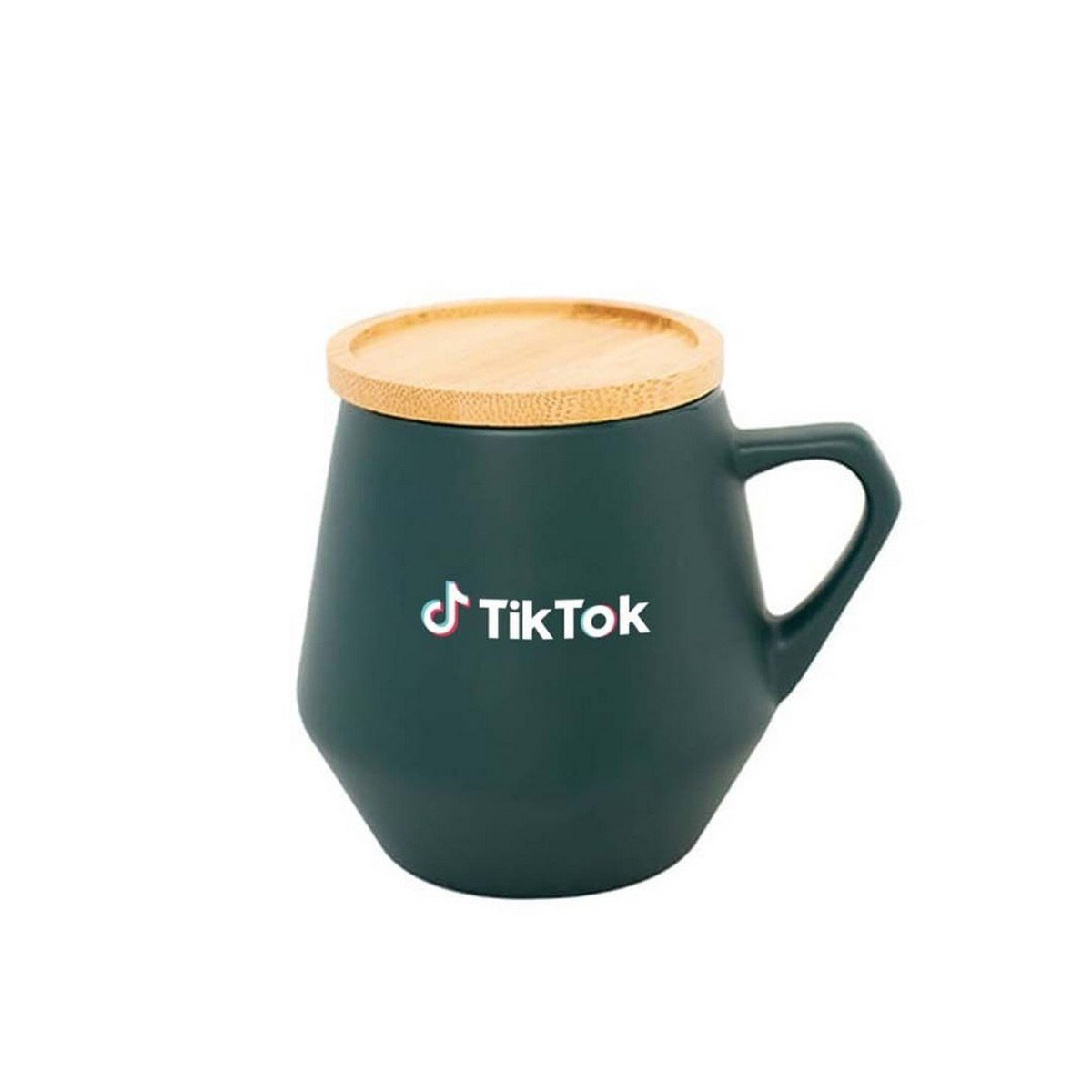 SEVILLA Ceramic Mug with Bamboo Lid - Eco Neutral