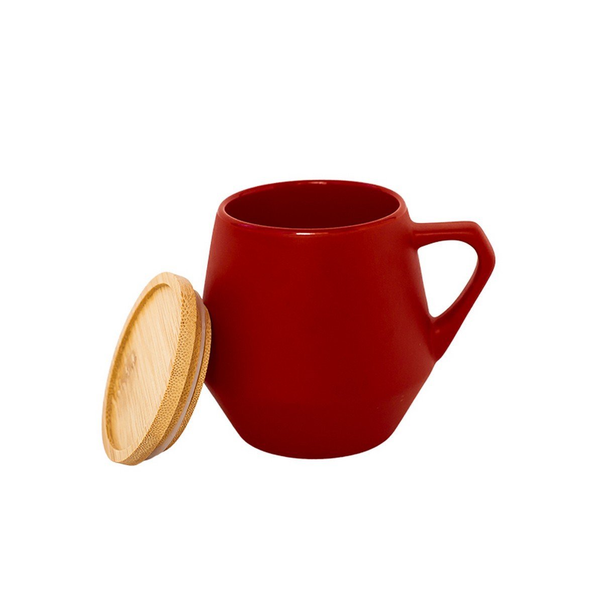 SEVILLA Ceramic Mug with Bamboo Lid - Eco Neutral