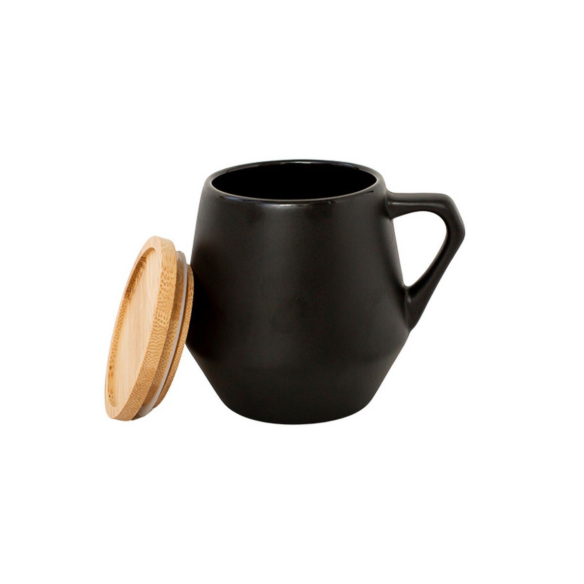 SEVILLA Ceramic Mug with Bamboo Lid - Eco Neutral