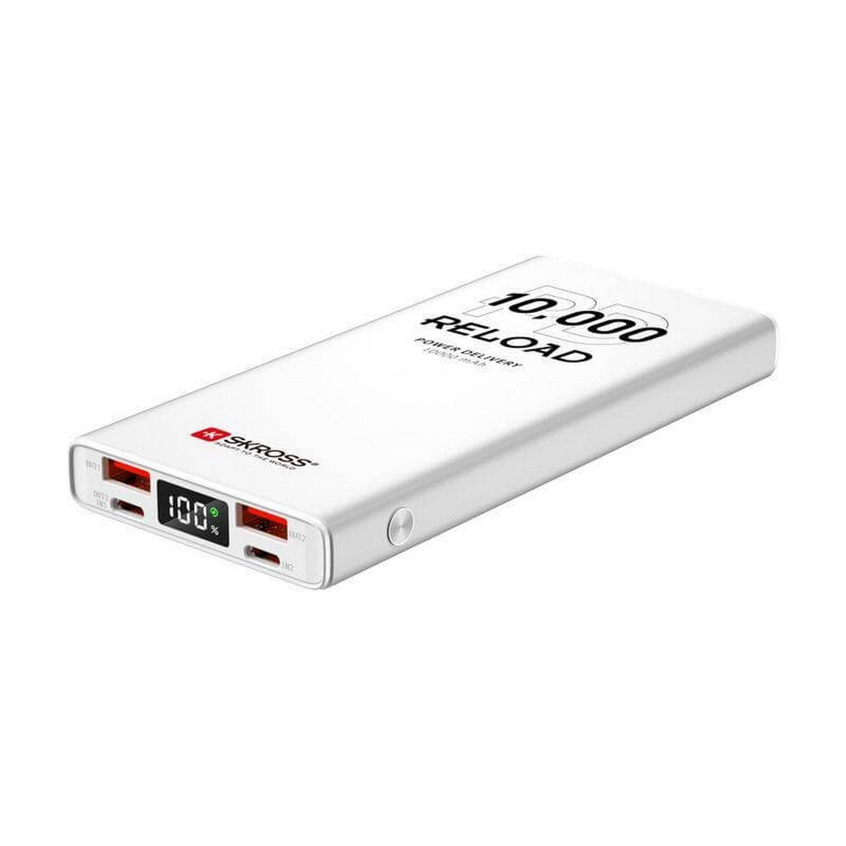 SKROSS PD10 10,000mAh Fast Charge Powerbank - Compact & Reliable