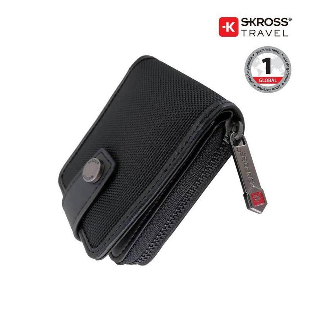 SKROSS Secure Card & Coin Wallet - Executive Travel Style