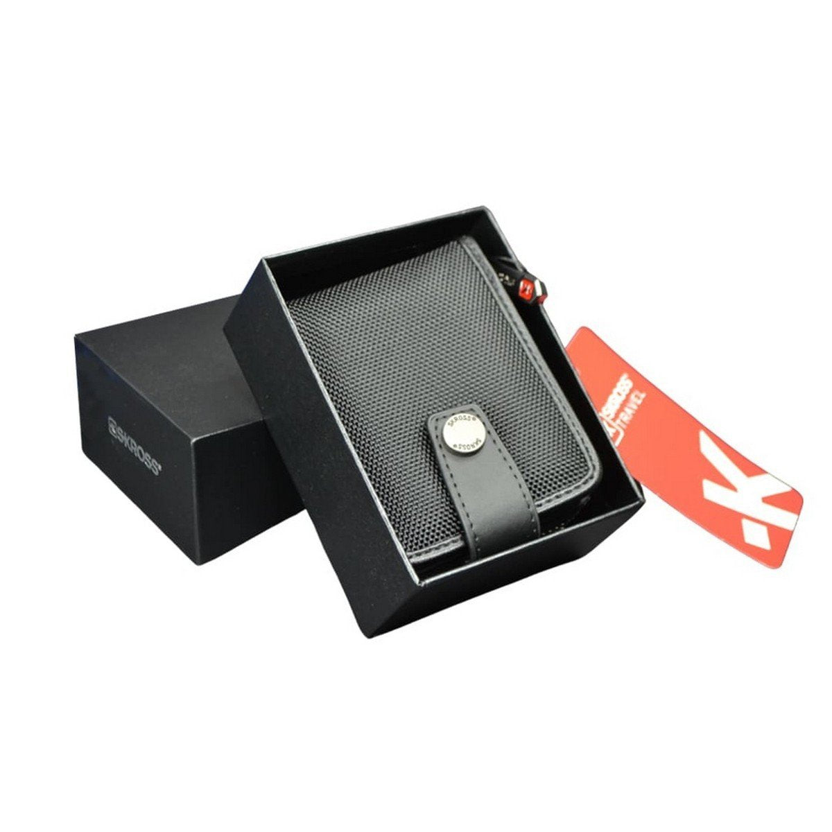 SKROSS Secure Card & Coin Wallet - Executive Travel Style