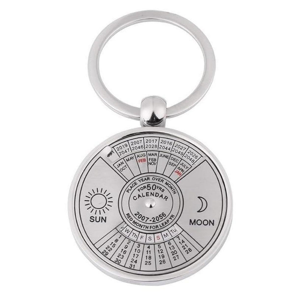 SLIGO Perpetual Calendar Keychain - 50-Year Design