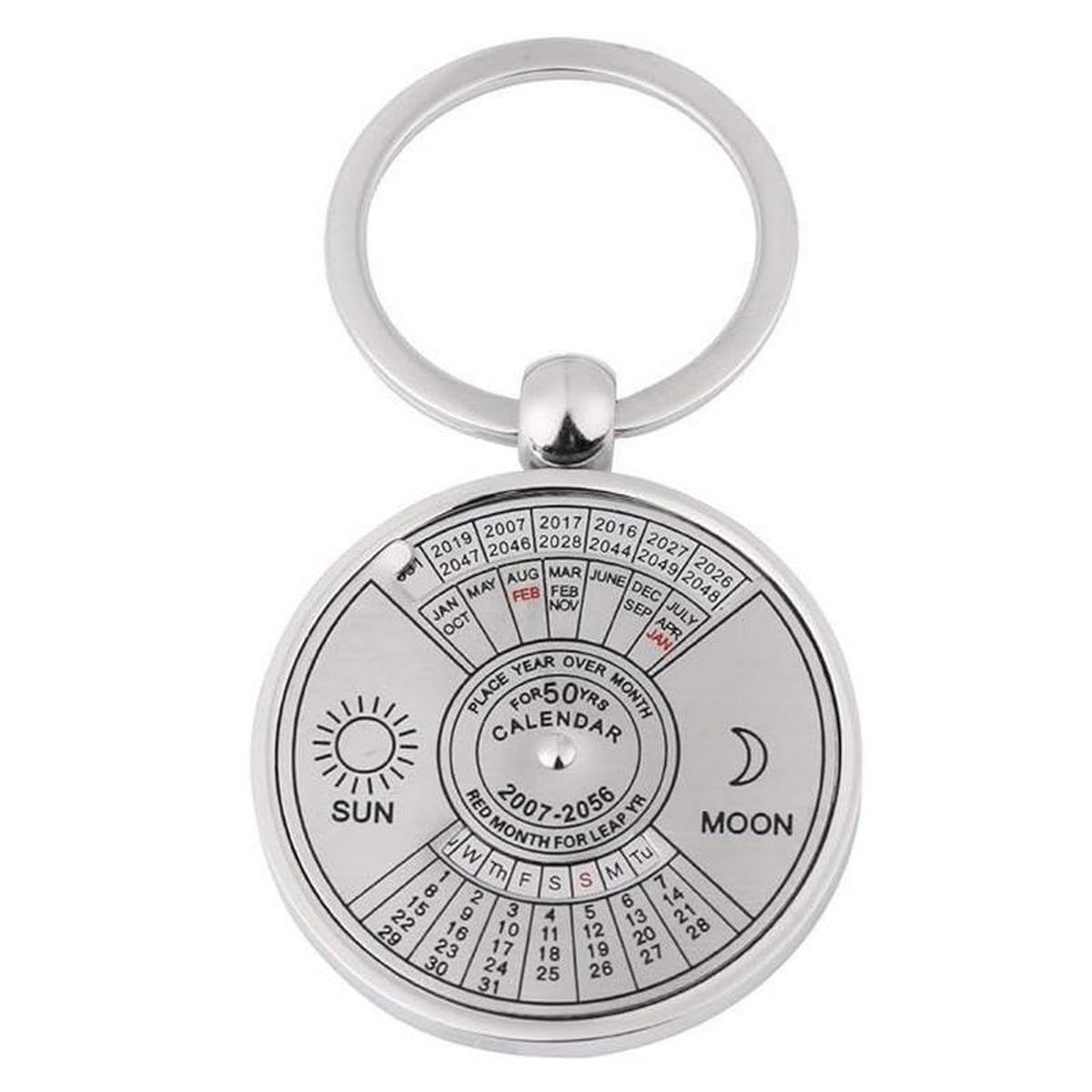SLIGO Perpetual Calendar Keychain - 50-Year Design