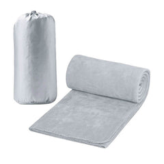 Soft Blanket 140x180cm in Drawstring Bag - Cozy & Portable