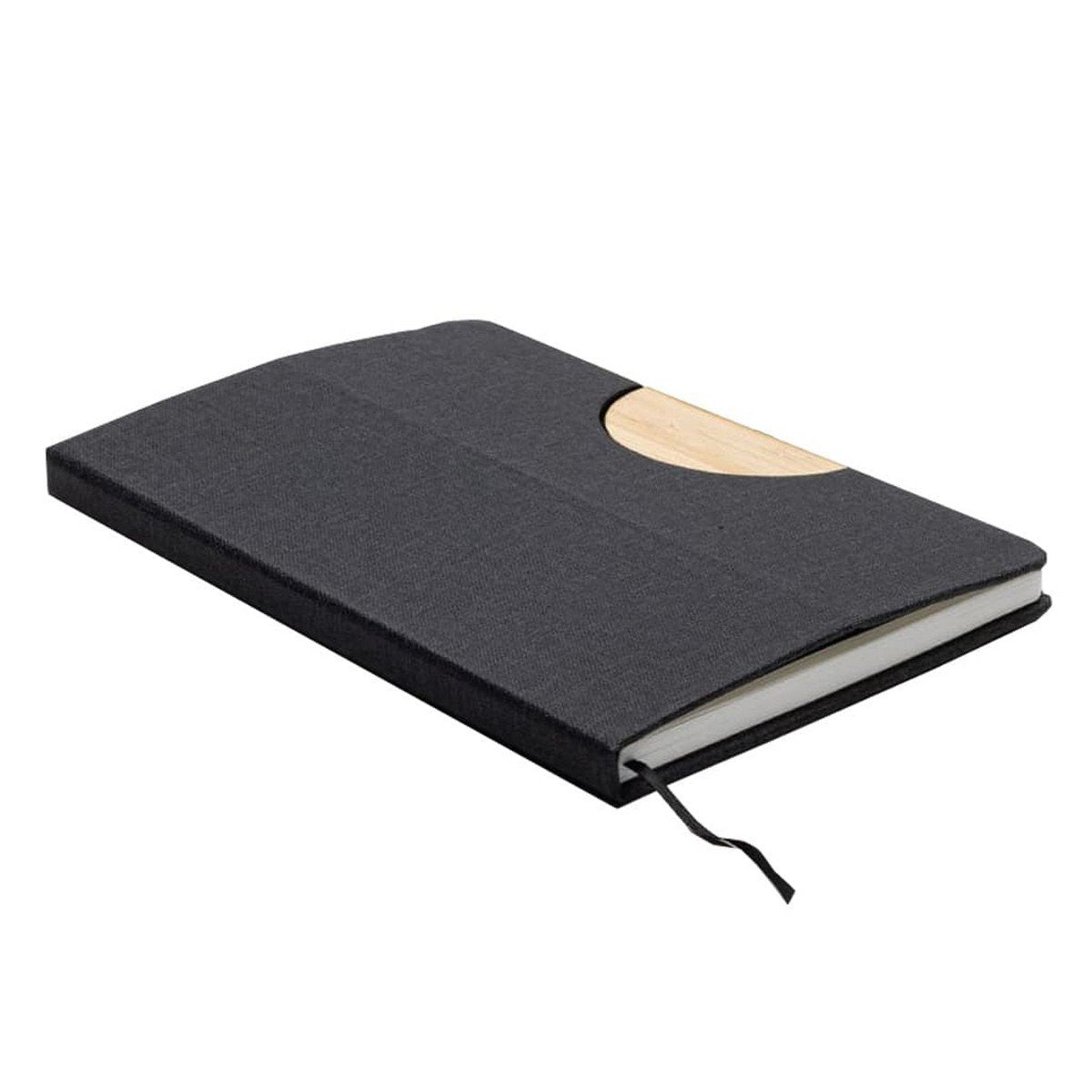 STADE A5 Notebook with Folding Phone Stand - Hard Cover