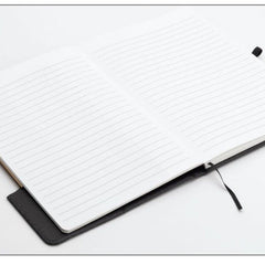STADE A5 Notebook with Folding Phone Stand - Hard Cover