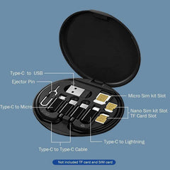 TAVIRA Recycled Multi-Cable Set - Eco-Friendly & Versatile