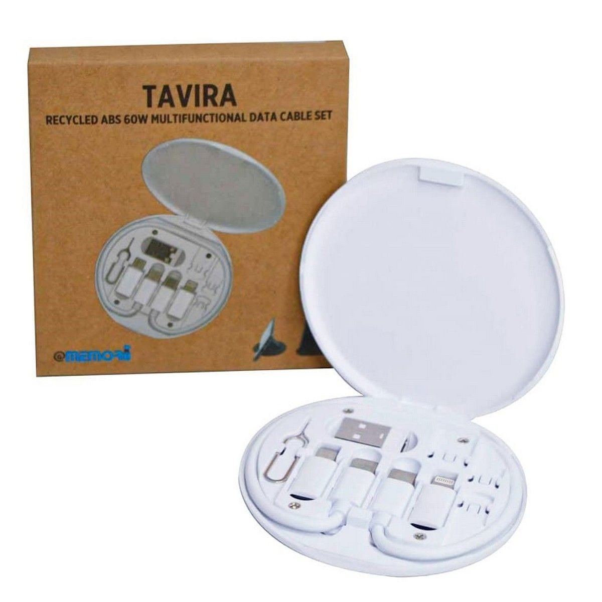 TAVIRA Recycled Multi-Cable Set - Eco-Friendly & Versatile