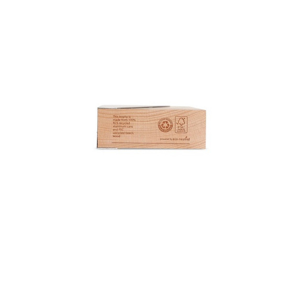 TIRANA Recycled Aluminum/Wood Award - Waste to Wins®