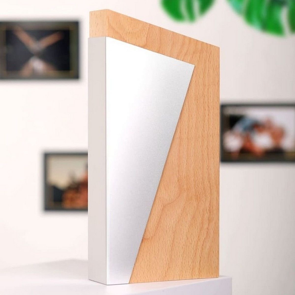 TIRANA Recycled Aluminum/Wood Award - Waste to Wins®