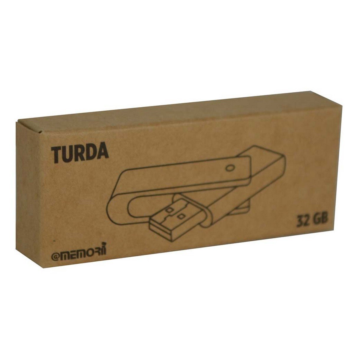 TURDA Bamboo USB Flash Drive - Eco-Friendly Compact Storage