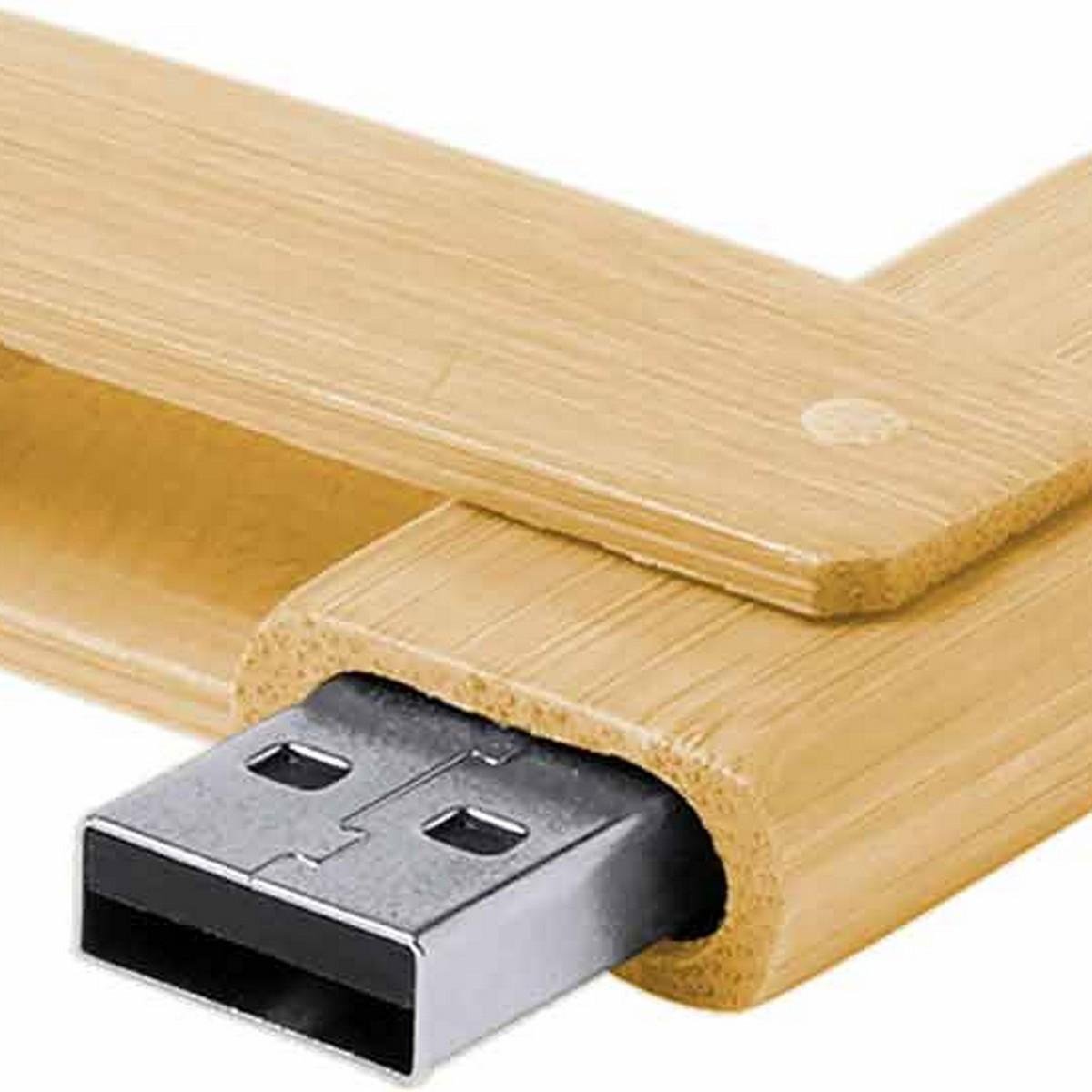 TURDA Bamboo USB Flash Drive - Eco-Friendly Compact Storage