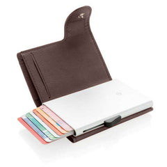 VATRA RFID Card Holder & Wallet - PU Brown c secure Design