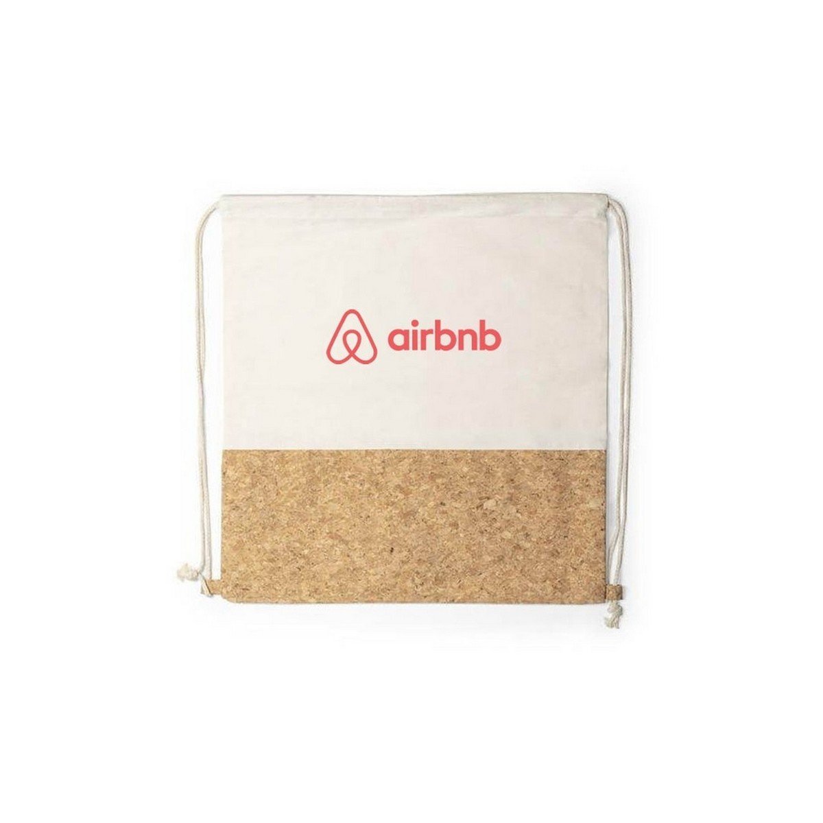 VOLGA Recycled Cotton/Cork Drawstring Bag - Eco Neutral