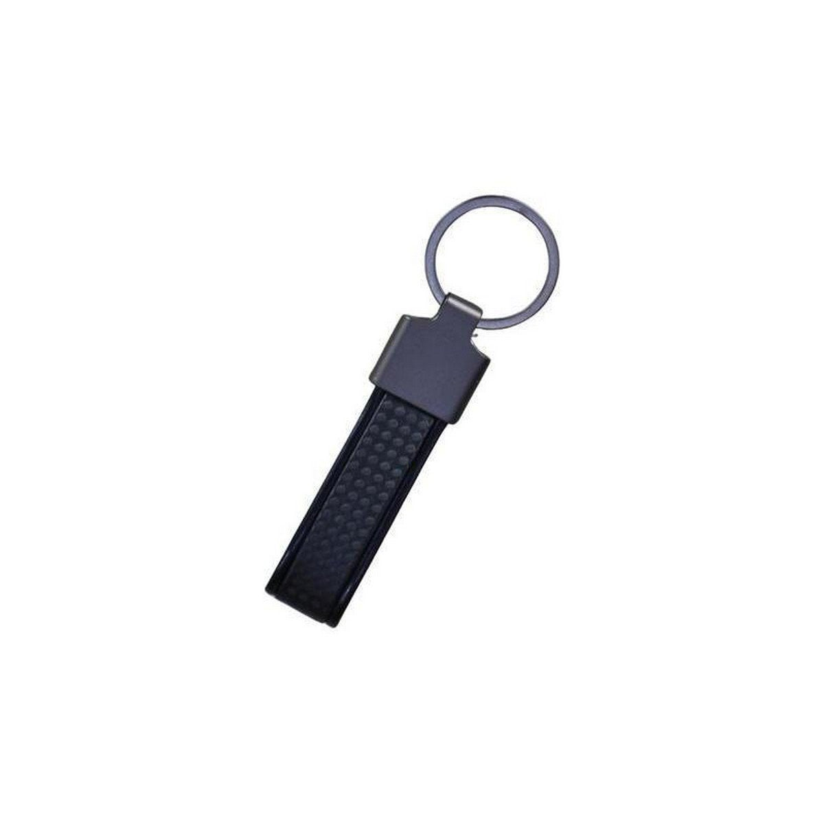 VOULA Metal Keychain with Carbon Fiber Look - Sleek Design