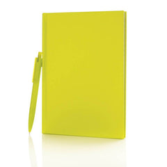XD A5 Notebook with Pen - Hard Cover Lime Edition