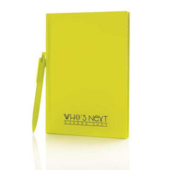 XD A5 Notebook with Pen - Hard Cover Lime Edition