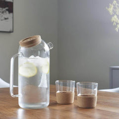 ZOSSEN Glass Carafe with Tumblers - Hans Larsen Set