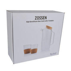 ZOSSEN Glass Carafe with Tumblers - Hans Larsen Set